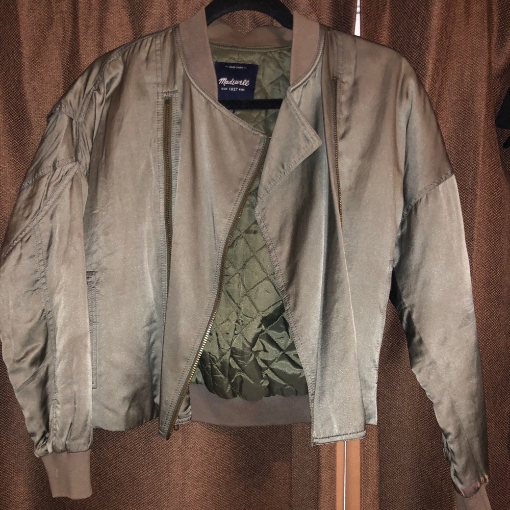 MADEWELL GREEN BOMBER
